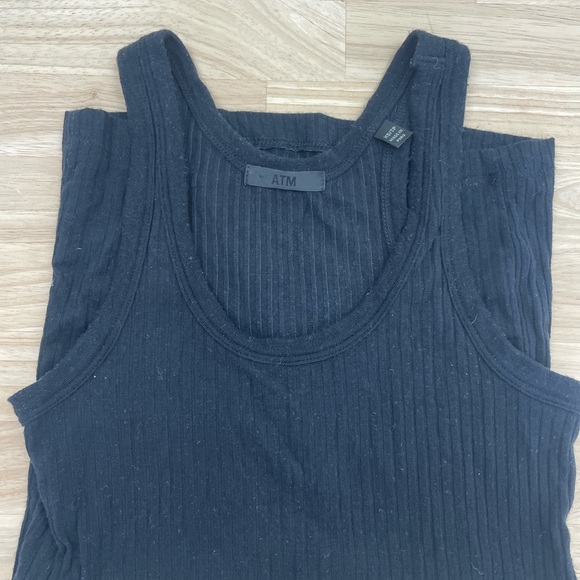 ATM Ribbed Tank Top - Picture 2 of 4